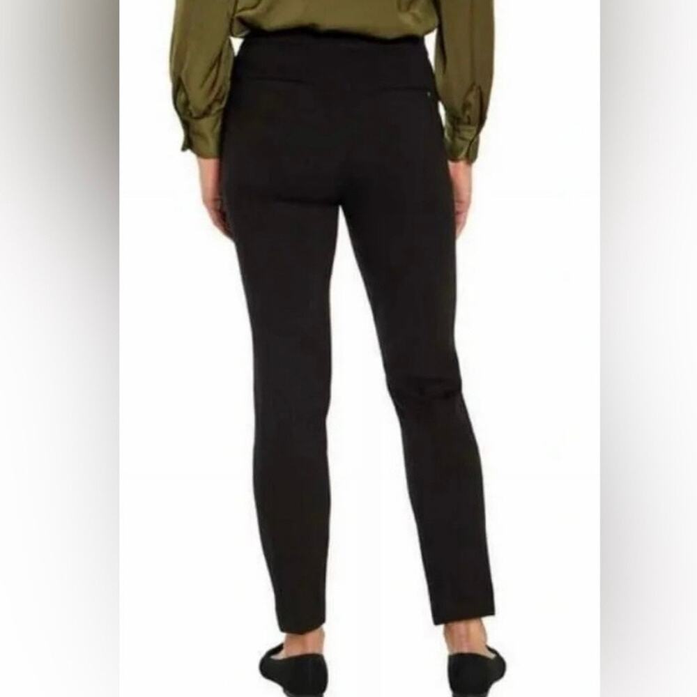 Banana Republic Pont Knit Pant Womens Size 14 Black High Rise Stretch Minimalist - Picture 4 of 15